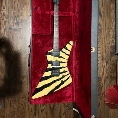 Hamer Blitz 1980s - Yellow tiger stripe Mick Mars image 1