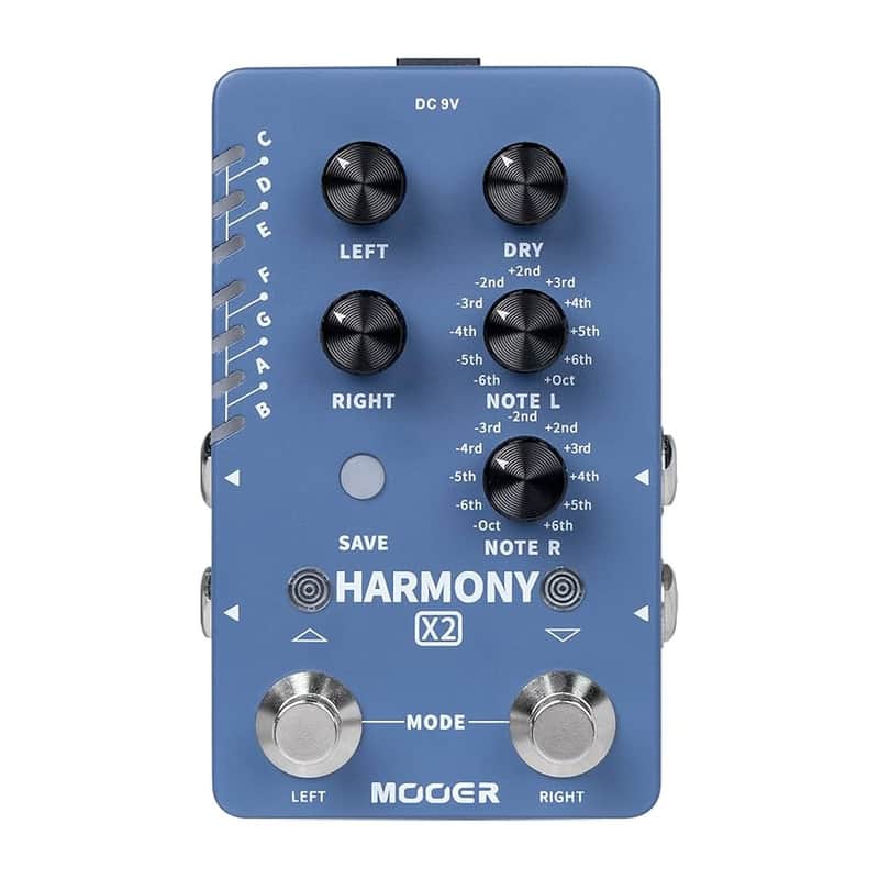 Used MOOER Harmony X2 Dual-Footswitch Effects Pedal image 1