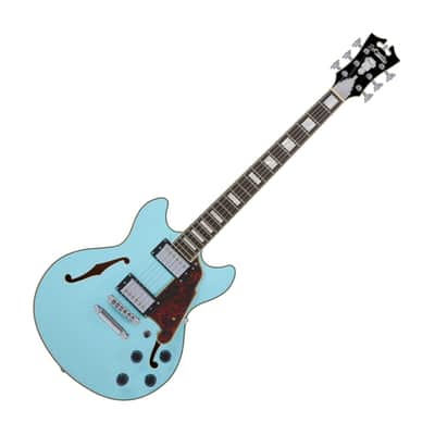 D'Angelico Premier Mini DC, Sky Blue Sky Blue image 15