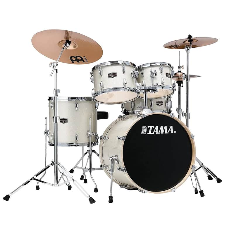 Tama IE50H6W Imperialstar 10 /12 / 14 / 20 / 5x14" 5pc Drum Set with Meinl Hardware image 1