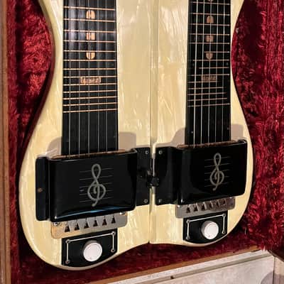 1950 Oahu Iolana Double Neck Lap Steel Guitar image 2