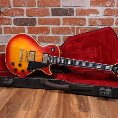Gibson Les Paul Custom Plain Maple Top Cherry Sunburst 1981 w/OHSC (Refret) image 2