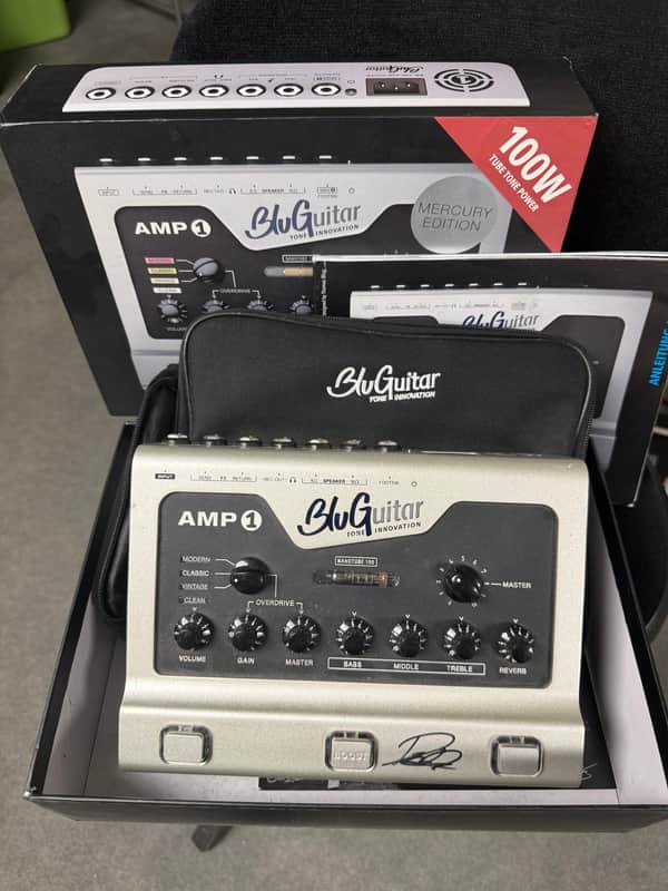 BluGuitar Amp1 Mercury Edition 100-Watt Nanotube Pedalboard Guitar Amp