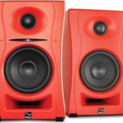 LP-UNF-R 4-Inch 2-Way Powered Loudspeaker System with Bluetooth - Red (Pair)