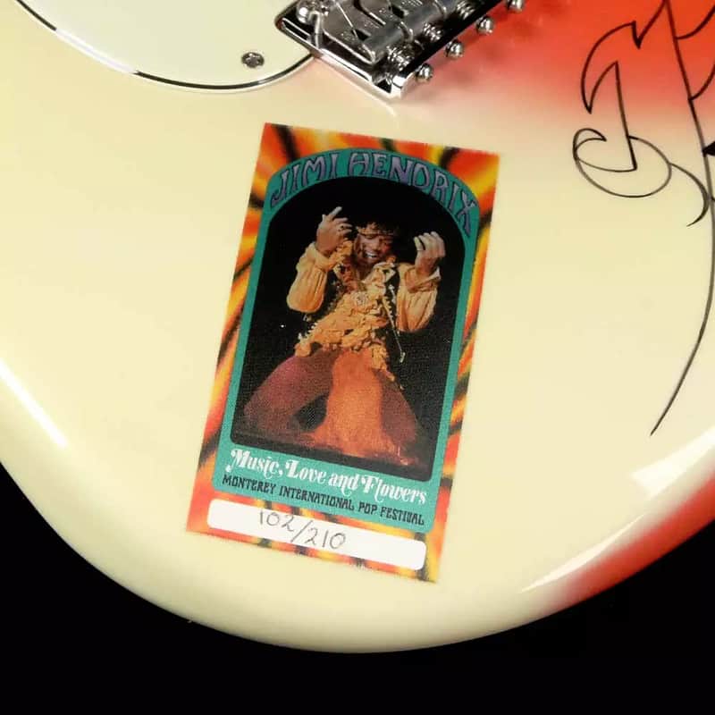 Fender Custom Shop Jimi Hendrix Monterey Pop Festival Stratocaster image 8