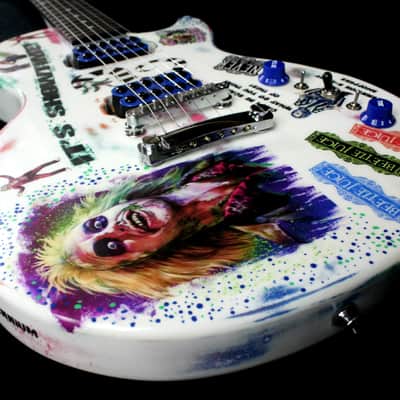 Custom Painted and Upgraded Epiphone LP Special ll LE with Matching Headstock image 19