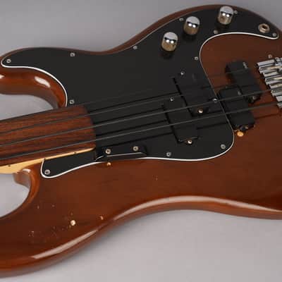 1978 Fender Precision Bass - Fretless Rosewood - Walnut / Mocha image 17