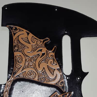 leather Pick guard Custom fitsTelecaster 2019 "this is just a sample but you design your pick guard" image 6