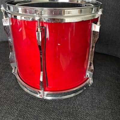 Pearl BLX tom 12x10” 1989 - Sequoia red image 4