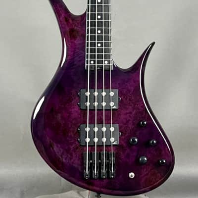 Legator HB4SS Helio 4-String Super Shred 2026 - Magenta Burl image 6