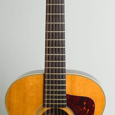 Guild  F-312 12 String Flat Top Acoustic Guitar (1970), ser. #AS-544, black hard shell case. image 8