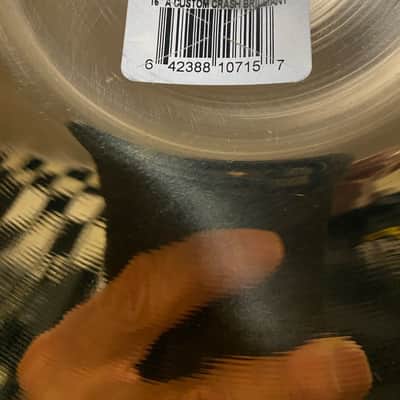 Zildjian A Custom 16" Crash Cymbal – Brilliant Finish – Excellent Condition image 4