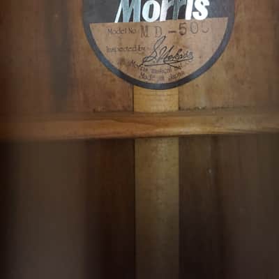 Morris MD-505 Japan Acoustic Guitar image 19