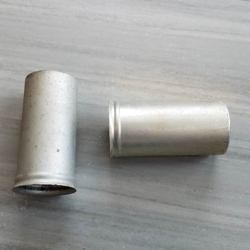 Elco Pair (2) Tube Shields 12AX7 9-pin Snap-on 599 Bell S50-599 Vintage Vacuum 1950s-1960s image 1
