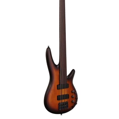 Ibanez SRF705 Portamento 5 String Fretless Bass Brown Burst image 8