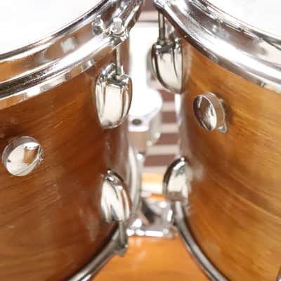 Slingerland 4pc Drum Kit Set Vintage 1970's 24/18/14/13" Mahogany image 19