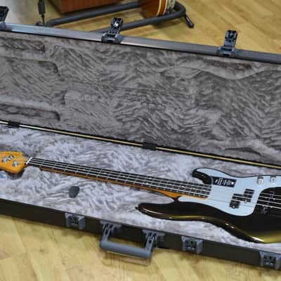 Fender American Ultra II Precision Bass Guitar Texas Tea image 9