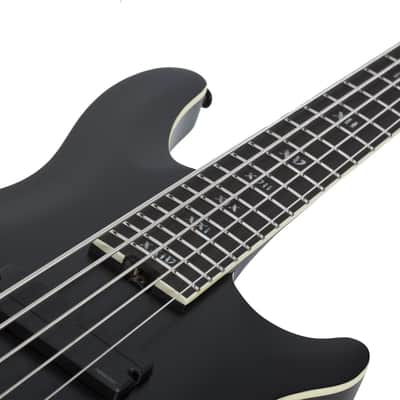 Schecter SLS Evil Twin-5 Bass Guitar - Satin Black (B-Stock) image 3