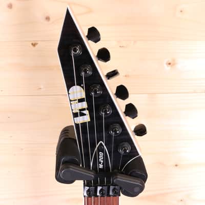 ESP LTD M-200FM - Roasted Jatoba Fingerboard, See Thru Black image 7