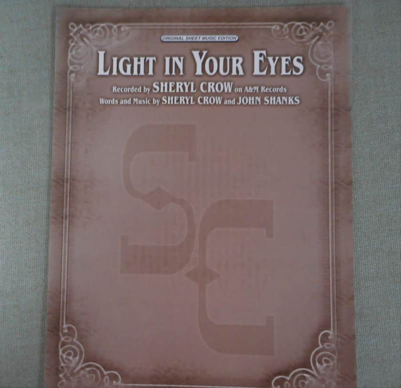 Warner Bros. Sheryl Crow "Light in Your Eyes" Sheet Music 2004 image 1