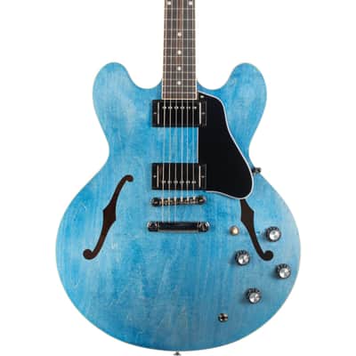 Gibson ES-335 Semi-Hollow Electric Guitar - Ocean Blue image 7
