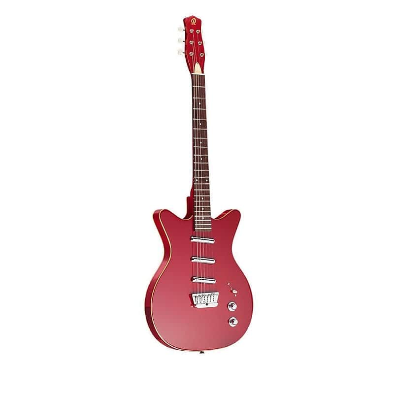 Danelectro 59 Triple Divine Electric Guitar - Red, New, Authorized Dealer image 1
