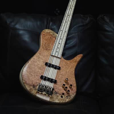 Fodera Imperial Elite Golden Amboyna Burl 2024 (9.4 lbs) image 2