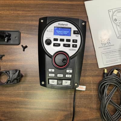 Roland TD-11 V-Drum Module w/Mount, Clamp, VEX, Wiring Harness, & More - 07G0066 image 6