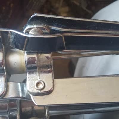 VINTAGE Ludwig Atlas SNARE STAND 60s 70s BEAUTIFUL SHAPE Rock Solid NO TARIFFS image 13