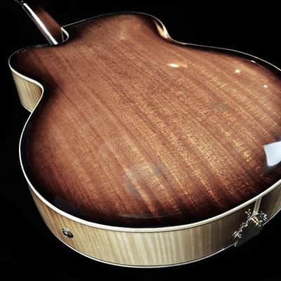 Archtop guitar full hollow handcarved image 13