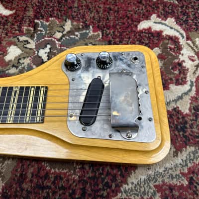 Gibson EH-500 Skylark Korina Lap Steel & Hard Case Mid 1960's w/ GA-5T Skylark Tube Amplifier image 5