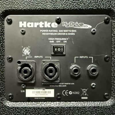 Hartke HyDrive 115 500-Watt 1x15" Bass Speaker Cabinet 2010s - Black image 2