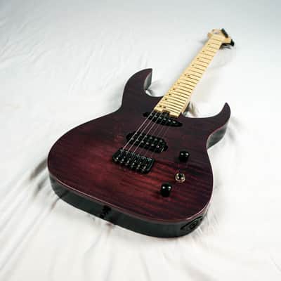 Swisher Handmade Machine 6 2022 Merlot Electric Guitar image 13