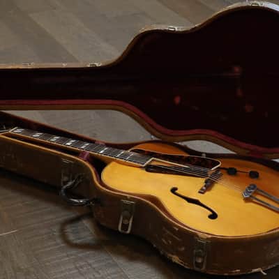 Vintage! 1940 Gibson ES-300 Hollowbody Electric Guitar Natural w/ Diagonal Pickup! + OHSC image 19