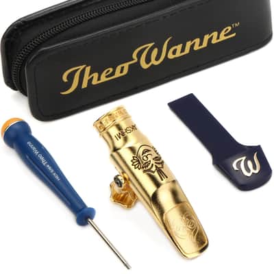 Theo Wanne Lakshmi Alto Saxophone Mouthpiece - 8  Gold-plated image 1