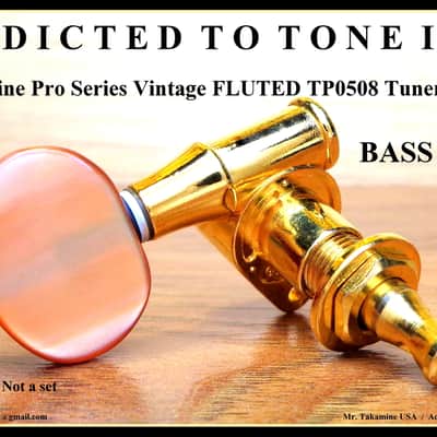 Takamine Pro Series Vintage FLUTED TP0508 Tuner SINGLE Not a set / BASS Side / 6 String image 6