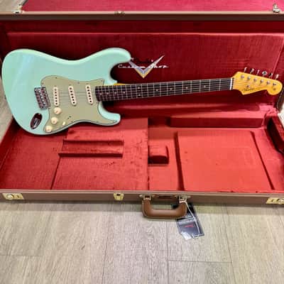 Fender Custom Shop LTD `62 Poblano Stratocaster Journeyman CC Faded Aged Surf Green image 2