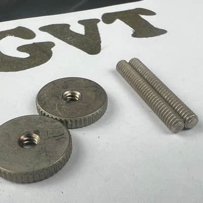 Faber  59 ABR Brass! Studs and Brass! Thumbwheel Kit, (pair) nickel plated Aged  Brass nickel plated image 1