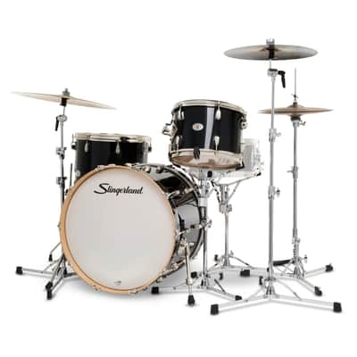 Slingerland Studio King 3pc Drum Set 22/13/16 Del Norte Black image 2