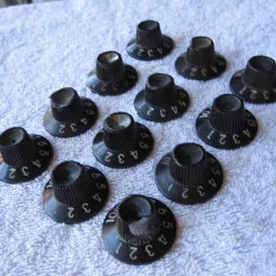 12 blackface Fender amp knobs vintage Deluxe Reverb 1965 1966 1967 1964 twin pro image 7