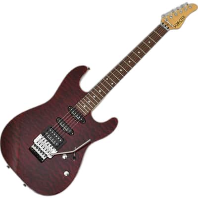 Schecter CET USA Custom Shop Electric Guitar Black Cherry image 1