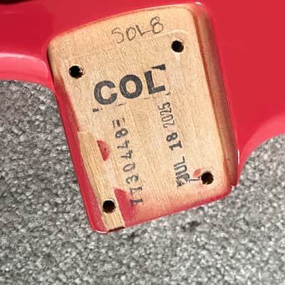 Fender American Professional Classic Stratocaster guitar body Dakota red image 2