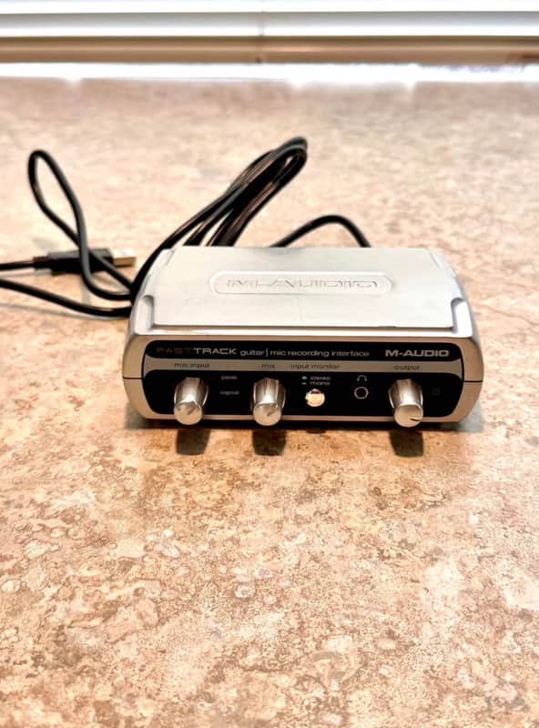 M-Audio Fast Track Pro USB Audio / MIDI Interface 2000s - Blue/Gray image 1