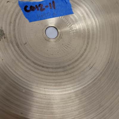 Zildjian 14" A. Zildjian Thin Stamp Top W/ Newbeat Bottom Hi Hat Cymbals (C012-10-11) image 8
