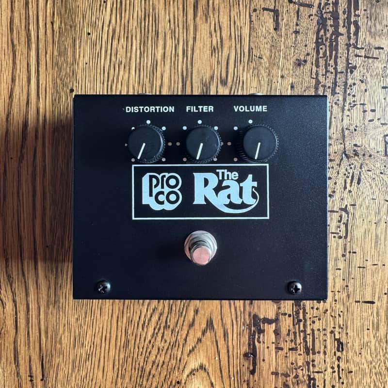 ProCo Vintage Rat Big Box Reissue with Battery Door and LM308 Chip