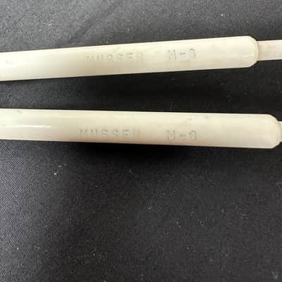 Vintage Musser M-8 Mallets, Soft Yellow, 2-Step Handles, 1970s-80s - EXCELLENT image 2
