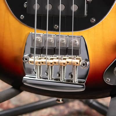 Ernie Ball Music Man Pino Palladino Signature StingRay Electric Bass - '79 Burst with Soft Case image 9