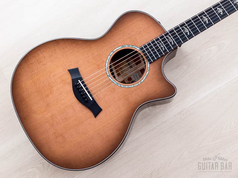 2024 Taylor Custom Grand Auditorium Acoustic Electric Guitar Western Red Cedar + Indian Rosewood image 1