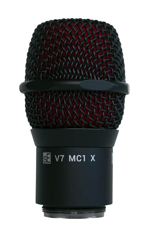 SE ELECTRONICS V7-MC1-X-BLK V7 X Mic Capsule for Shure Wireless System, Black image 1