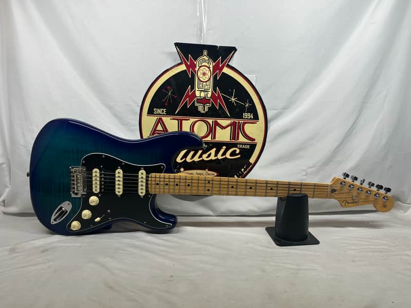 Fender Limited Edition Player Stratocaster HSS Plus Top Electric Guitar MIM - Made in Mexico - Blue Burst image 1